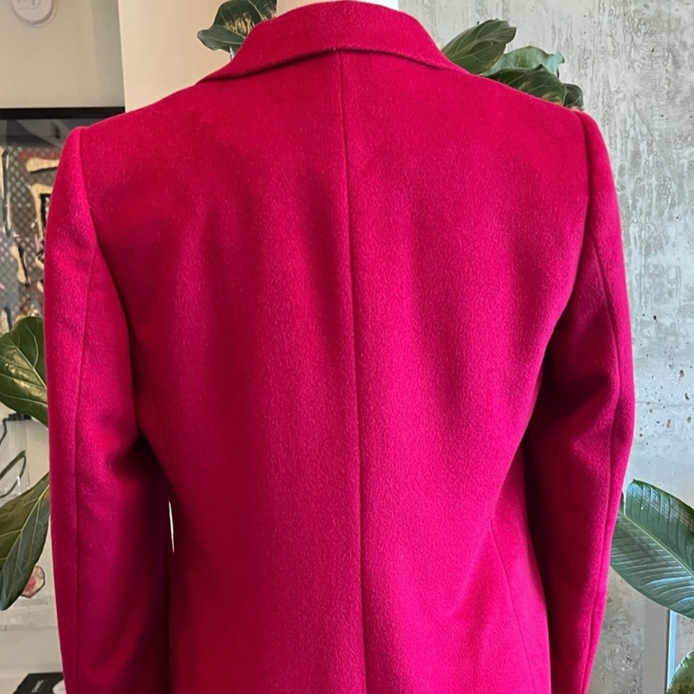 NWOT Hobbs London 'Tilda' Wool Coat in Fuchsia Pink ASO Kate Middleton-UK10/US6 - Picture 9 of 13